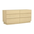 thumbnail image 6 of Ardea Contemporary 72" Dresser in Natural Oak (6-Drawer), 6 of 8
