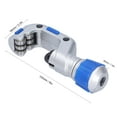 thumbnail image 2 of Stainless Steel Tube Cutter 4-32mm, Anti-Rust Pipe Slicer, Durable Handheld Tubing Cutter for DIY & Professional Use, Precision Cutting Tool for Copper, PVC, Metal Pipes, Ideal Gift for Plumbers, 2 of 9