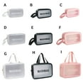 thumbnail image 4 of Wosthever Bolsa de almacenamiento de viaje para mujer de PU, organizador de artículos de aseo, bolsa de cosméticos de PVC impermeable, bolsa de Almacenamiento y organización del hogar Negro METRO, 4 of 6