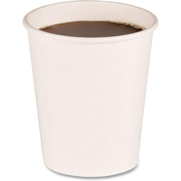 BWKWHT8HCUP 8 oz. Paper Hot Cups - White (20 Cups/Sleeve, 50 Sleeves/Carton)