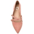 thumbnail image 5 of Journee Womens Patricia Slip On Pointed Toe Ballet Flats, Widths Available, 5 of 10