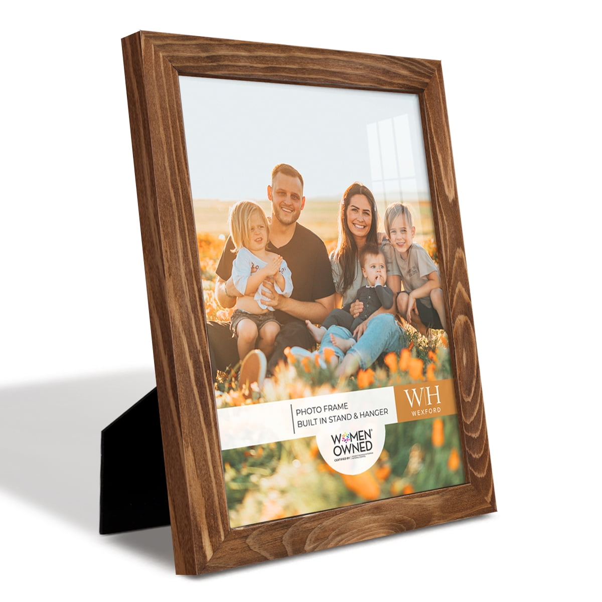 Woodgrain 8 in. x 10 in. Walnut Picture Frame