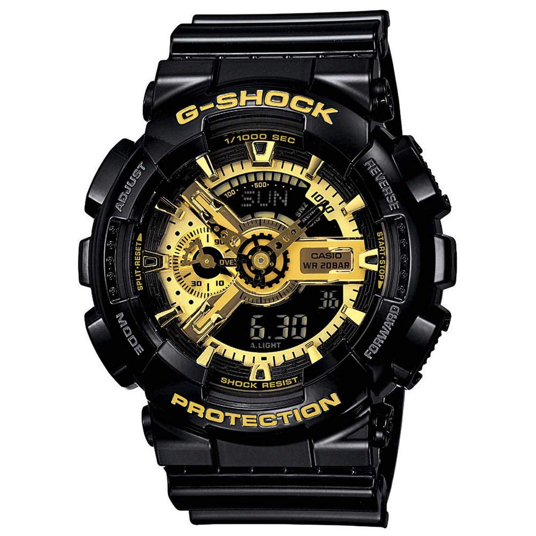 Skeleton gold g shock clearance