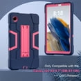 thumbnail image 5 of Allytech Galaxy Tab A9 Plus Case 2023 with Screen Protector Hybid Heavy Duty Rugged Shockproof Kickstand Kids Cover for Samsung Galaxy Tab A9+/Plus 11 Inch Tablet SM-X210/X216/X218, Navy+Rose, 5 of 7