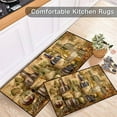 thumbnail image 3 of AUQ Kitchen Rugs Sets of Strong Stain Resistance Kitchen Mats for Floor Low-Maintenance Kitchen Rugs Style, 3 of 4
