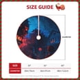 thumbnail image 2 of Sikiie Spooky Halloween Night Scene Christmas Tree Skirt, Christmas Tree Decorations, Christmas Decor, Tree Mat Decoration(30-48IN)-36", 2 of 6
