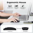 thumbnail image 5 of RaceGT Bluetooth Mouse for MacBook Pro/Air, Wireless Rechargeable Portable Silent Mouse for Laptop, BT5.4 & USB C & USB A Tri-Mode Cordless Mice for MacBook, Mac, PC, Desktop and Multi-Device-Black, 5 of 7