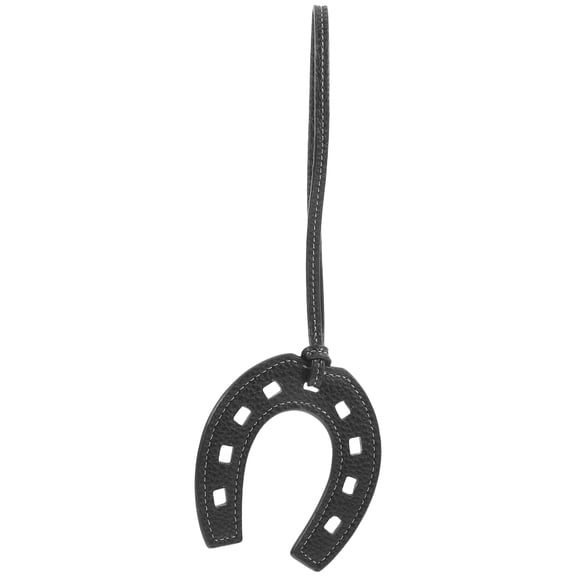 MIPCASE Black PU Bag Charm Keychain Pendant for Handbags, Car Keys, and Stylish Fashion Accessories