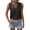 Black, variant on Womens Tank Top Crochet Lace Trim V Neck Sleeveless Eyelet Blouse Casual Summer Boho Camisole