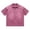 Pink, variant on Arlun Mens Solid Color Style Washed Distressed Oversized T-Shirts 1/4 Zipper V-Neck Short Sleeve Tops Vintage Loose Fit Spring and Summer Casual Polo Shirts Black XL