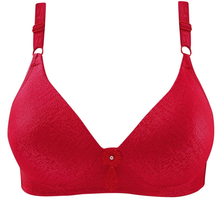 Tawop Pasties Bras For Women With Lift Women'S Stretch Red 4 