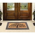 thumbnail image 6 of A1 Home Collection Natural Coir & Rubber Doormat , 30" x 48", Thick Durable, Heavy Duty, Anti-Shed, Fade-Resistant Door Mat, Bronze Tree Welcome, 6 of 7