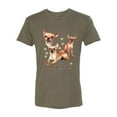 thumbnail image 2 of Wild Bobby, If It's Not a Chihuahua It's Just a Dog Gift, Men Premium Tri Blend Tee, Military Green, Large, 2 of 4