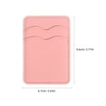 thumbnail image 2 of BESTYASH Sticky Wallet for Phone Case with Wireless Charging Compatibility Pink 1 Set, 2 of 6