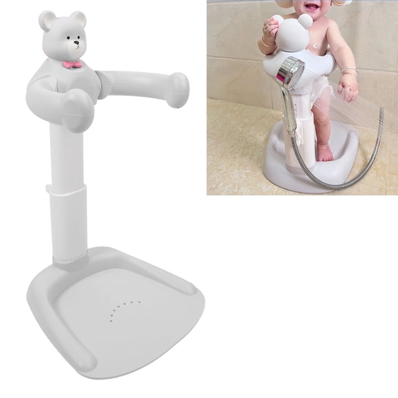 Soporte de Baño de Bebé Ajustable, Torre de Baña de Abrazo de Bebé Espesado Ergonímico para Cambiar Pañales