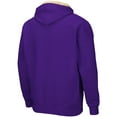 thumbnail image 3 of Men's Colosseum Purple Washington Huskies Arch & Logo 3.0 Full-Zip Hoodie, 3 of 3