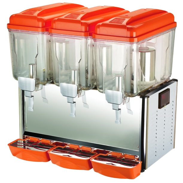 Hakka Commercial 3x12 Liter Bowl Refrigerated Beverage Dispenser