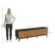thumbnail image 4 of Mueble TV 75" Kappesberg 180cm con 3 Puertas Negro/Canela, 4 of 10