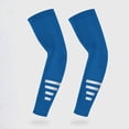 thumbnail image 4 of QSAWXQZ Men's Reflective Strip Cooling Arm Sleeves UPF 50+ Sun Protection Sleeve Quick Dry Breathable Arm Covers for Gym Outdoor Free Size, 4 of 7