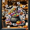 thumbnail image 6 of Orangide Halloween Window Clings, Scarecrow Pumpkin Decals Removable for Glass Door Wall Home Party Decorations, 6 of 6