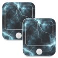 thumbnail image 7 of Yayeee LED Night Lights with Motion Detectors Auto Dusk to Dawn Light Sensors, 2 Pack, Lightning Pattern, 7 of 7