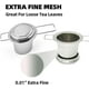 thumbnail image 3 of Paquete de 2 coladores de té, cesta de infusión de té de acero inoxidable sentada en tazas, infusores de té Evmliy para té suelto, difusor de té de malla fina, 3 of 5