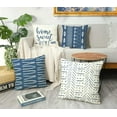 thumbnail image 3 of Spring Summer Modern Throw Pillow Covers 18 x 18 Inch Set of 4, Home Sweet Home Farmhouse Holiday Green Cushion Case for Home Sofa Couch Decoration TH194, 3 of 6