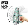 thumbnail image 3 of OBREWU Corgi Dog and Flowers Tumbler with Handle and Lid,Corgi Dog and Flowers 40oz Double Wall Vacuum Insulated Tumbler,Cups Gift for Women and Men, 3 of 7