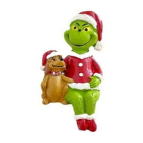 Christmas Cute Cartoon Stocking Holder Ornament, Funny Christmas Party Home Decorations For Mantel, Window And Tabletop