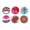 4, variant on Flower Punch Needle Coasters Kit,6-pattern punch needle Needle Coasters Kit ,Punch Art for Beginners,Suitable for Home Decoration