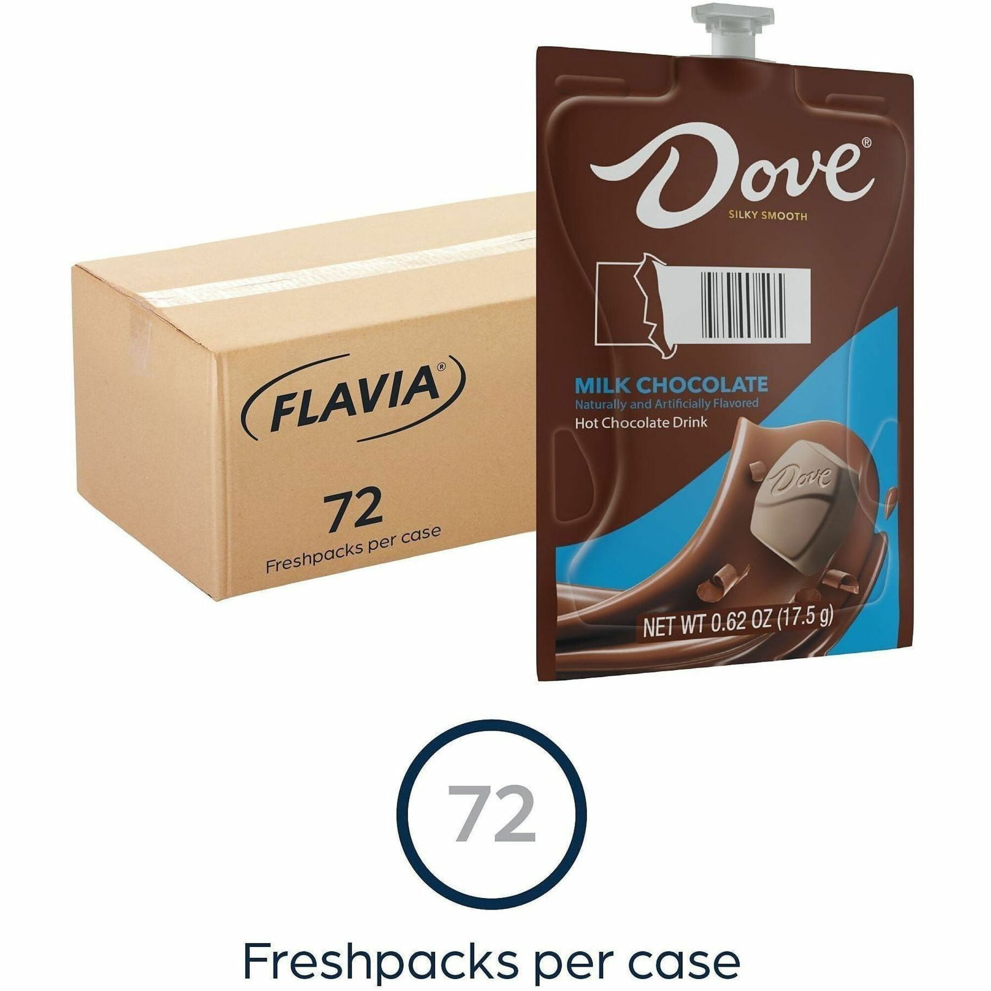 Flavia, LAV48000, Dove Hot Chocolate Freshpack, 72 / Carton