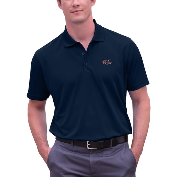 Men's Navy Pepperdine Waves Big & Tall Vansport Omega Tech Polo
