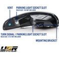 thumbnail image 6 of USR DEPO Vette C5 Turn Signal Lights - Front Bumper Signals Lamps Set (Left + Right) Compatible with 1997-2004 Chevy Corvette C5 All Models including Z06 (Black Housing All Smoke Lens), 6 of 8