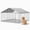 7.5x7.5x5.4 ft, variant on Large Metal Outdoor Dog Kennel – 7.5x7.5 FT x 6.6 FT Wire Dog Enclosure with Waterproof Roof, 360° Rotating Feeding Door, Secure Outdoor Run for Backyard or Farm