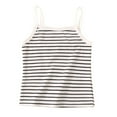 thumbnail image 1 of FAIWAD Kids Girl Summer Tank Tops Sleeveless Striped Spaghetti Strap Ribbed Knit Camisole Going Out Crop Top, 1 of 3