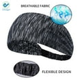 thumbnail image 4 of Deago 4 Pack Workout Headbands For Women Non Silp Sweat Bands Moisture Wicking & Quick Dry (Multi-color), 4 of 9