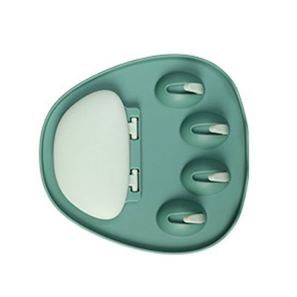 Soporte De Tapa De Olla Soporte De Tapa De Olla Autoadhesivo Soporte De Tapa De Olla Montado En La Pared Sin Perforaciones Soporte De Tapa De Olla Montado En La Pared Sin ANGGREK Verde