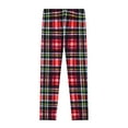 thumbnail image 5 of WIBACKER 1-12Years Toddler Boys Christmas Pajamas Set Toddler Girls Long Sleeve Tops and Pants 2 Piece Pjs Plaid Sleepwear, 5 of 10