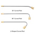 thumbnail image 2 of Washer Elbow Rod Lance Wand Curved Gutter Cleaner High Pressure -, 2 of 4