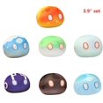 thumbnail image 1 of Soft Genshin Impact Slime Plush Set - 7-Piece Collection, 10cm Stuffed Doll Cosplay Props for Fans, 1 of 7