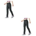 thumbnail image 3 of Pantalones de senderismo Qarigey para mujer Negro 2XL 2piezas, 3 of 6