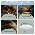 Coop Home Goods Original Medium Firm Pillow For Sleeping (Queen Size)