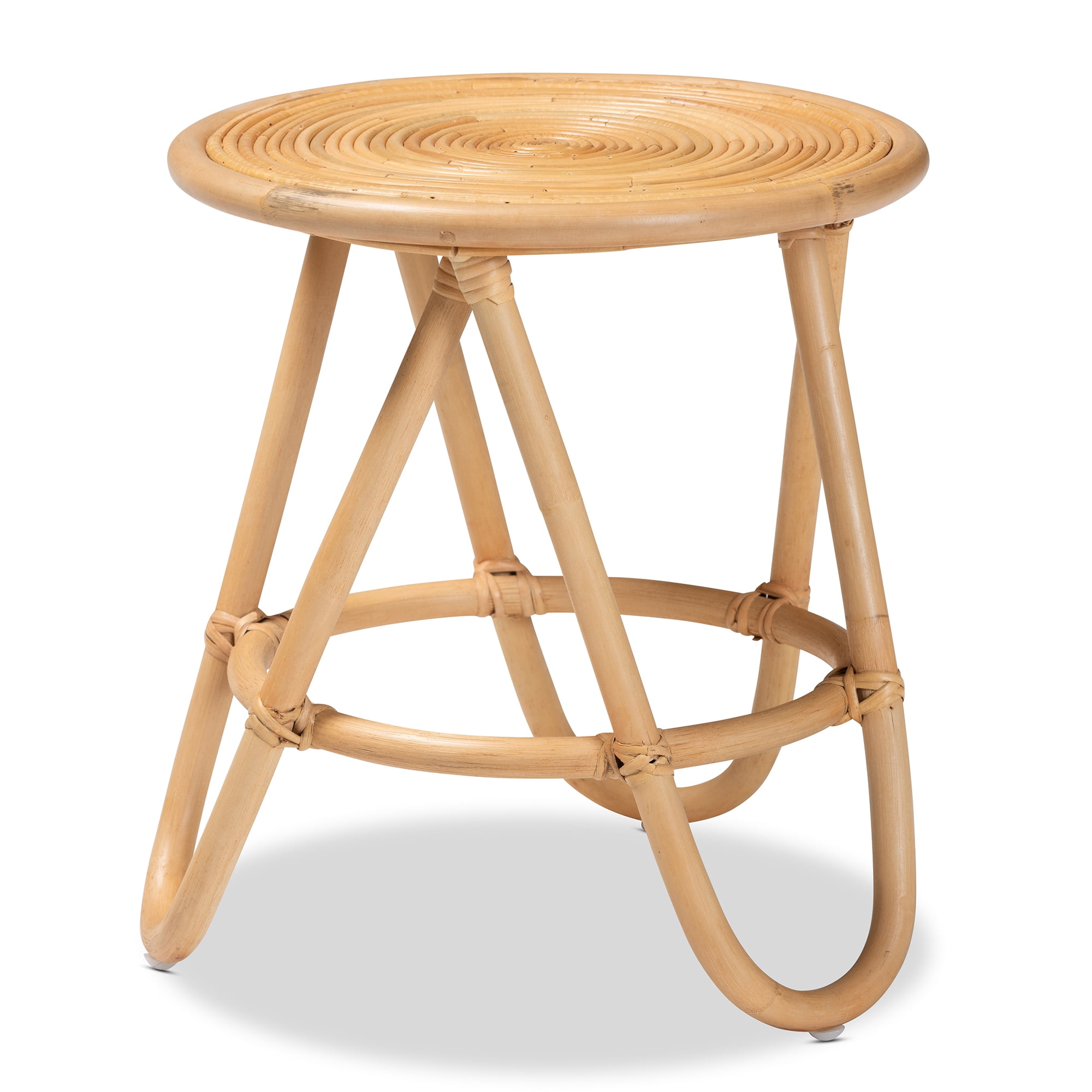 bali & pari Rinjani Rattan End Table, Brown
