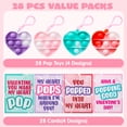 thumbnail image 2 of Tarjetas de regalo para el día de San Valentín con Pop Bubble Fidget Toys, 28 unidades, 2 of 7