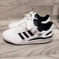 thumbnail image 2 of Adi-das Originals Forum Low Orbit Grey Black IE7217 Casual Shoes Sneakers, 2 of 6