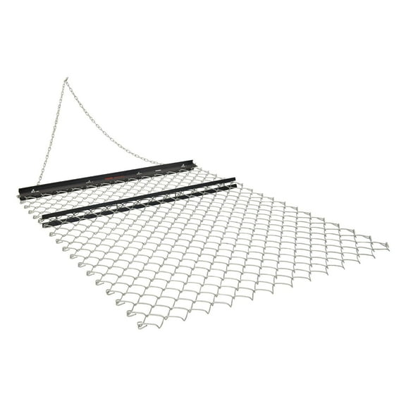 4x5 FT Chain Drag Harrow Mat, Tractor and ATV Pull Behind Attachment for Lawn, Yard, and Field Care