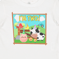 thumbnail image 4 of Inktastic I'm Two Farm Animals Wearing Birthday Party Hats Boys or Girls Baby T-Shirt, 4 of 5