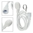 Push On Shower Hose & Head for Single Tap Spray Mixer Tap Bath Tap