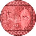 thumbnail image 1 of Ahgly Company Indoor Round Persian Red Traditional Area Rugs, 4' Round, 1 of 4