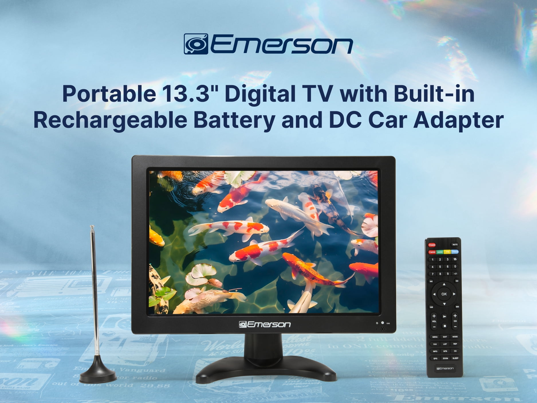 SuperSonic SC-1311 13.3-Inch 1080p LED Flat Screen TV with Built